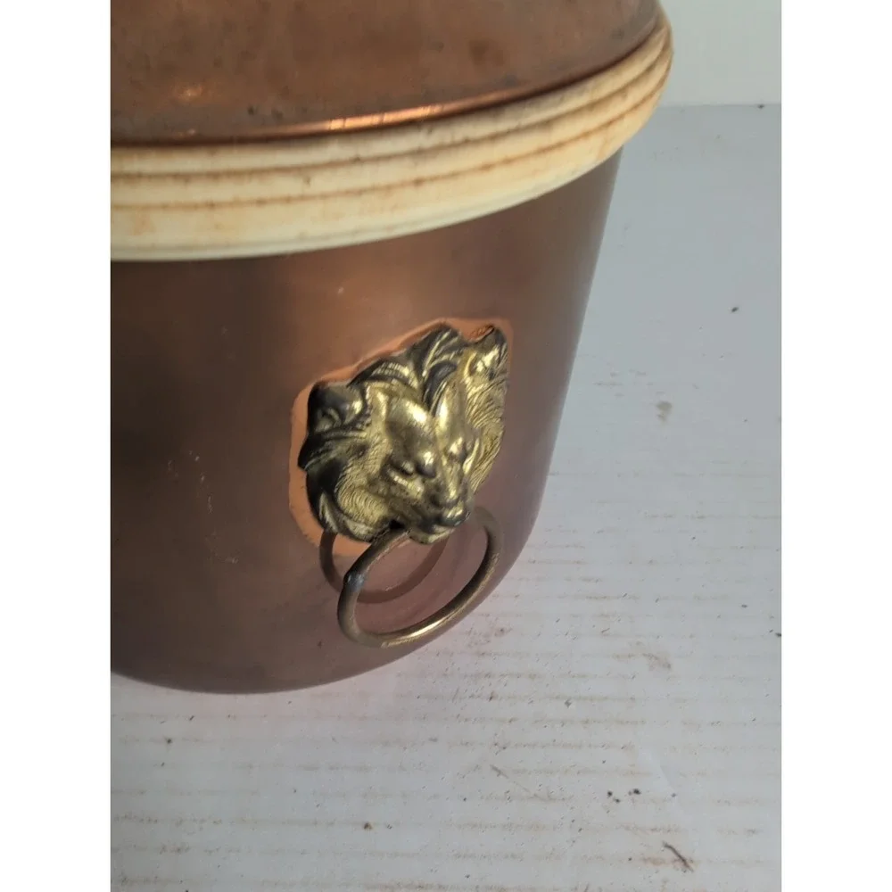 CopperCraft Guild Covered Ice Bucket with Lid 7